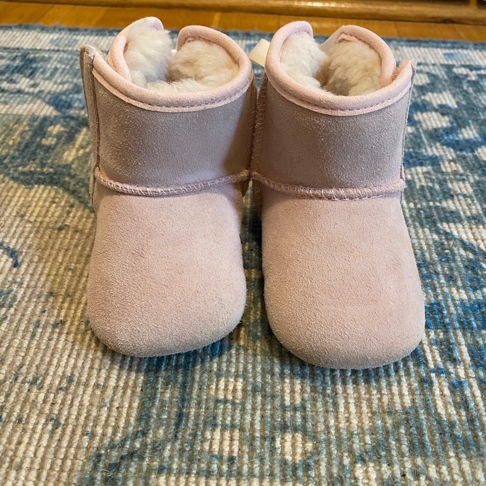 Ugg Cozy Pink Baby Booties